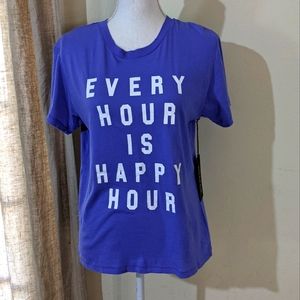 NWT Wildfox Happy Hour Soft T-shirt sz Sml